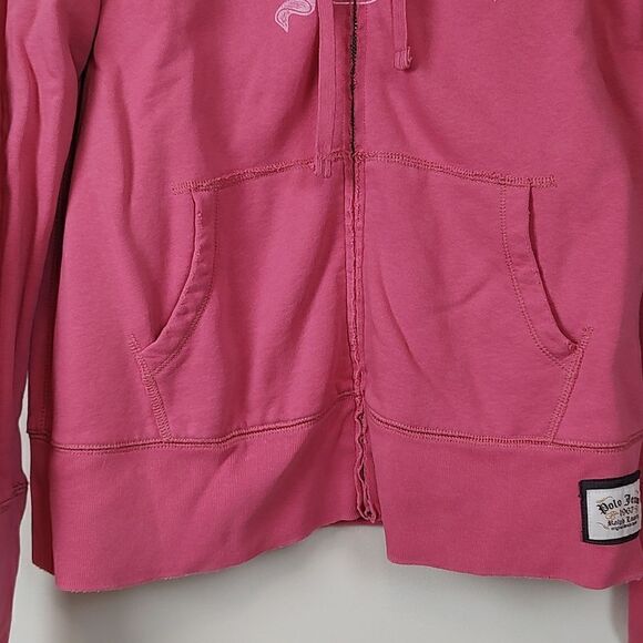 Ralph Lauren Polo Jeans Original Denimwear Zip Front Hooded Sweatshirt Vintage - Picture 7 of 12